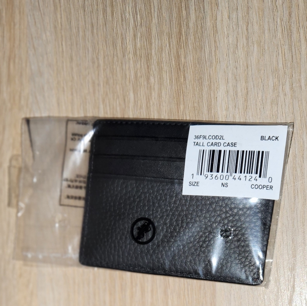 Michael Kors Cooper Pebbled Leather Tall Card Case - Picture 4 of 4